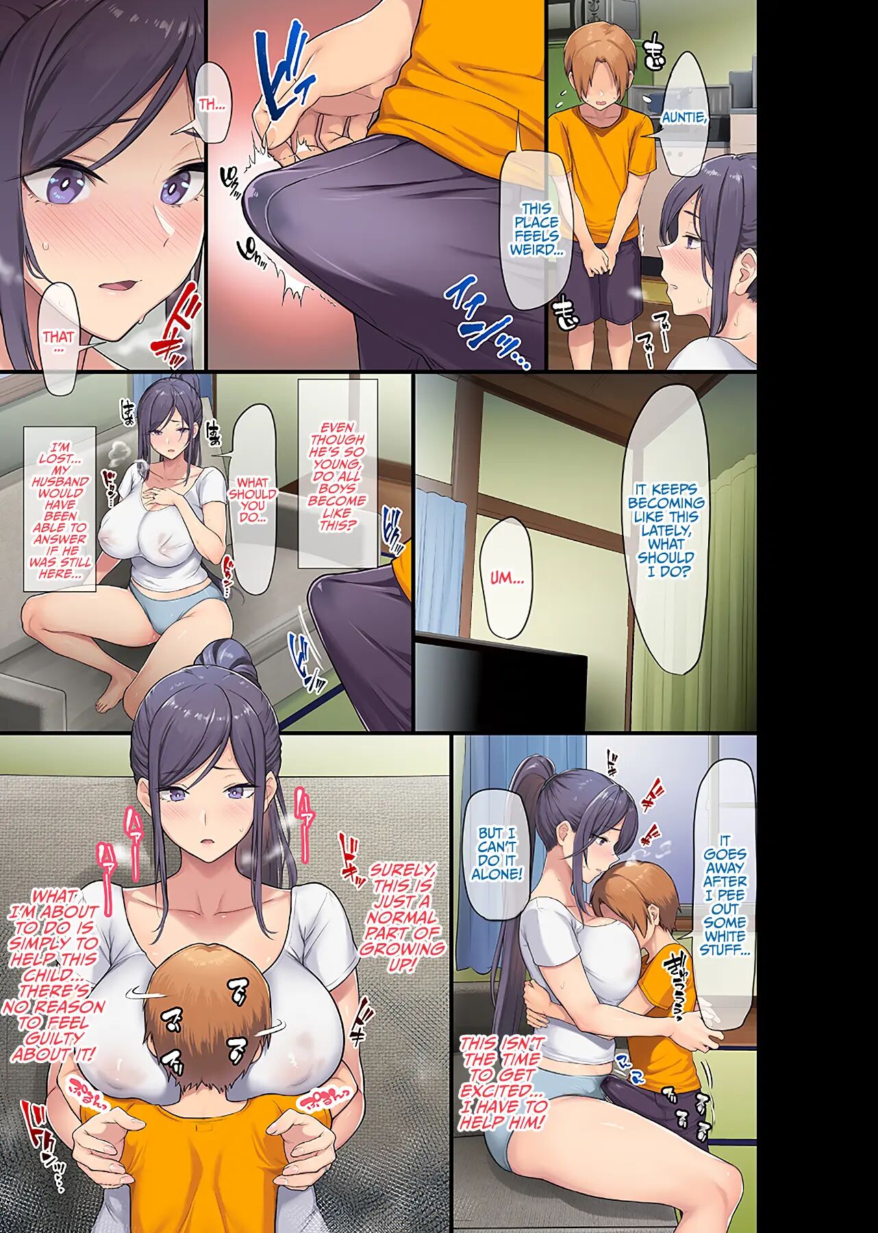 Giant Boobs Widow And Her Son's Very, Very Bad Friend Chapter 1000 Page 12